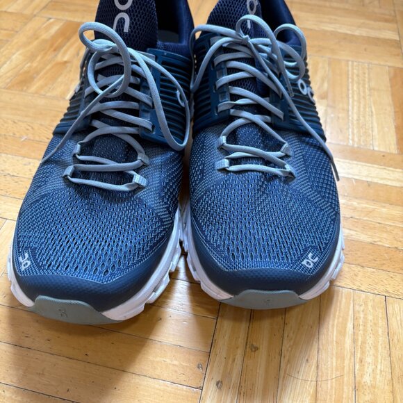 WORN ONCE - On Running - Cloudswift Running Shoe - Men's 11.5 - Blue - Picture 6 of 6
